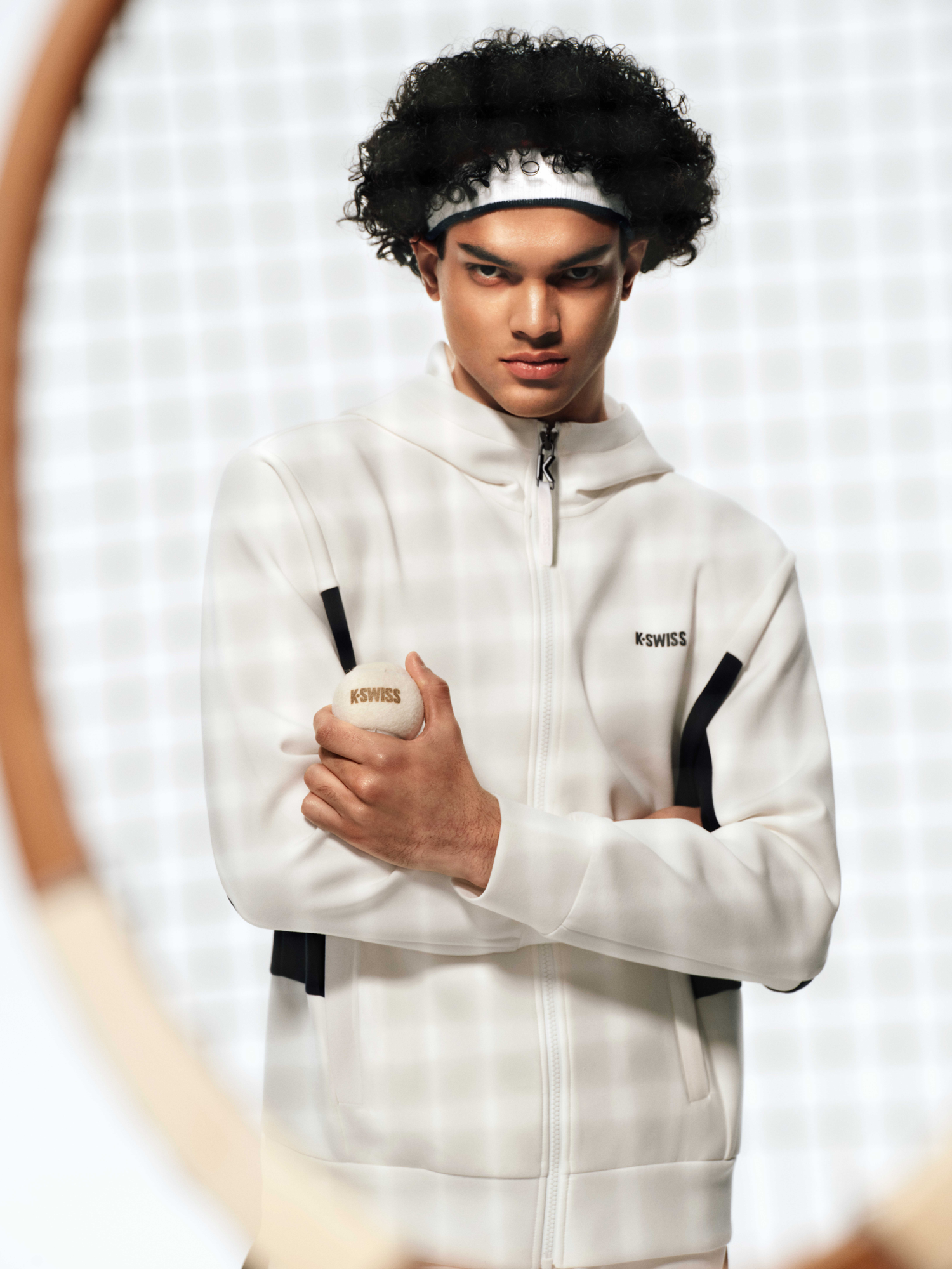 KNIT HOODIE JACKET