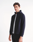 KNIT HOODIE JACKET