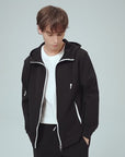 KNIT HOODIE JACKET